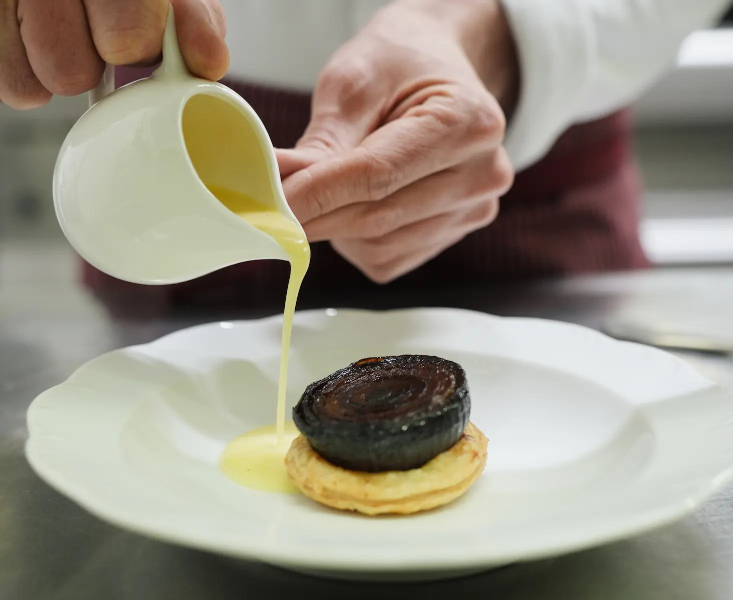 Tarte Tatin di Cipolla del risotrante monferrato a torino